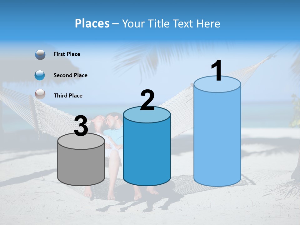 Palm Tranquil Bay PowerPoint Template