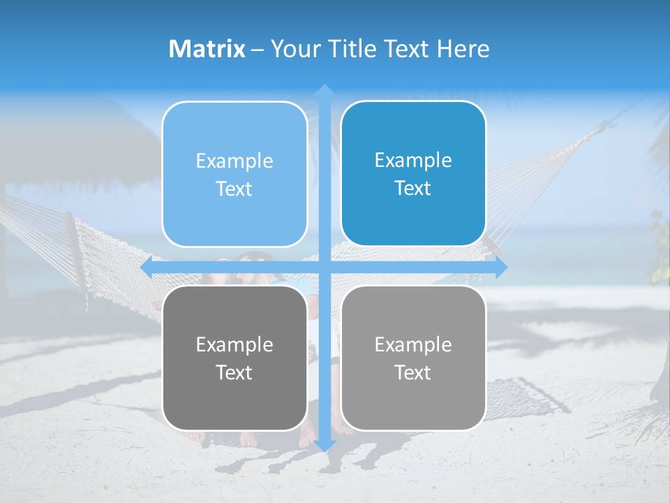 Palm Tranquil Bay PowerPoint Template