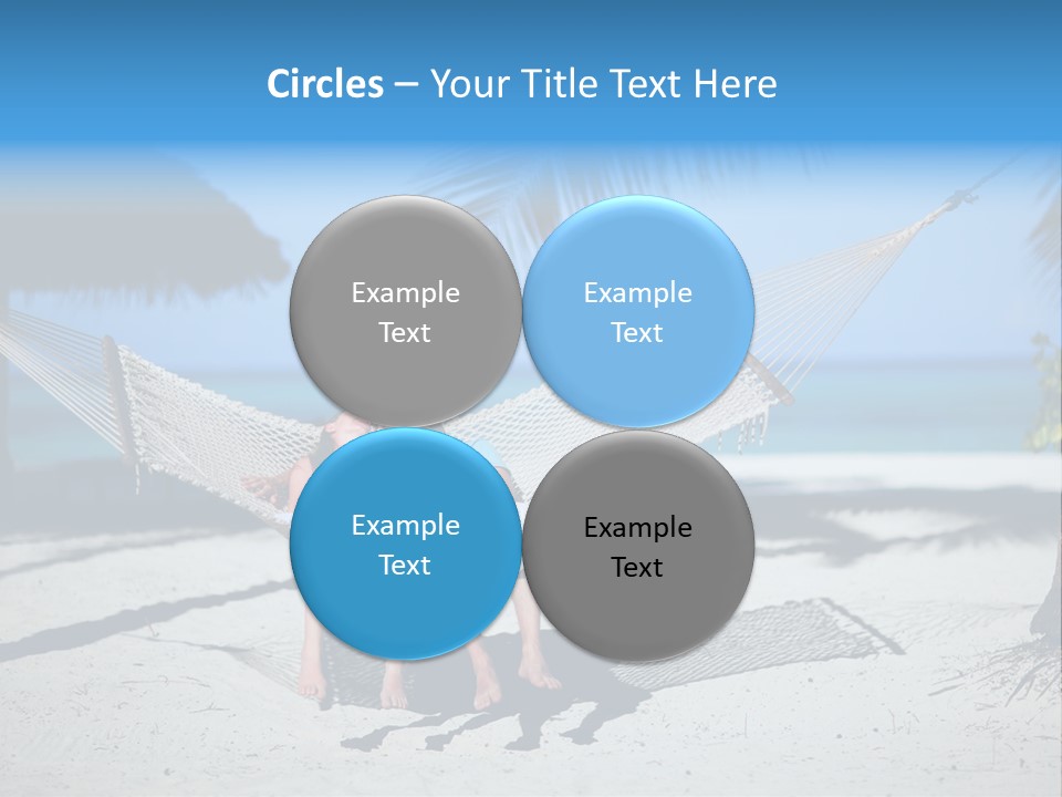 Palm Tranquil Bay PowerPoint Template