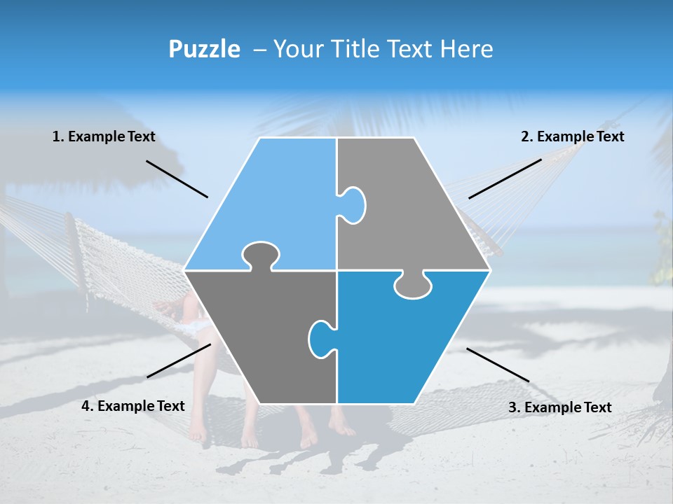 Palm Tranquil Bay PowerPoint Template