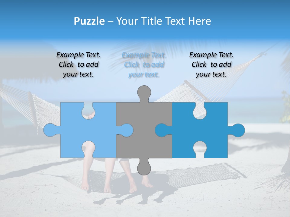 Palm Tranquil Bay PowerPoint Template