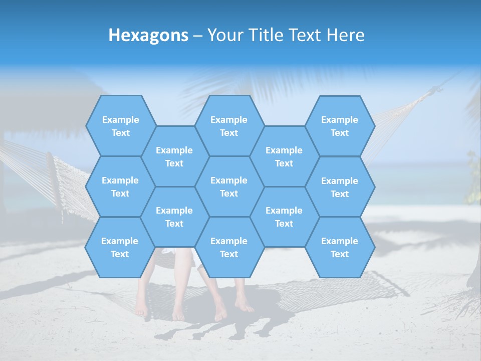 Palm Tranquil Bay PowerPoint Template