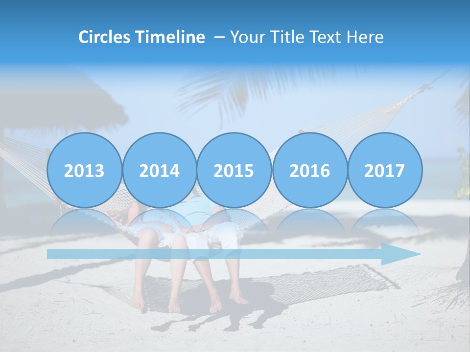 Palm Tranquil Bay PowerPoint Template