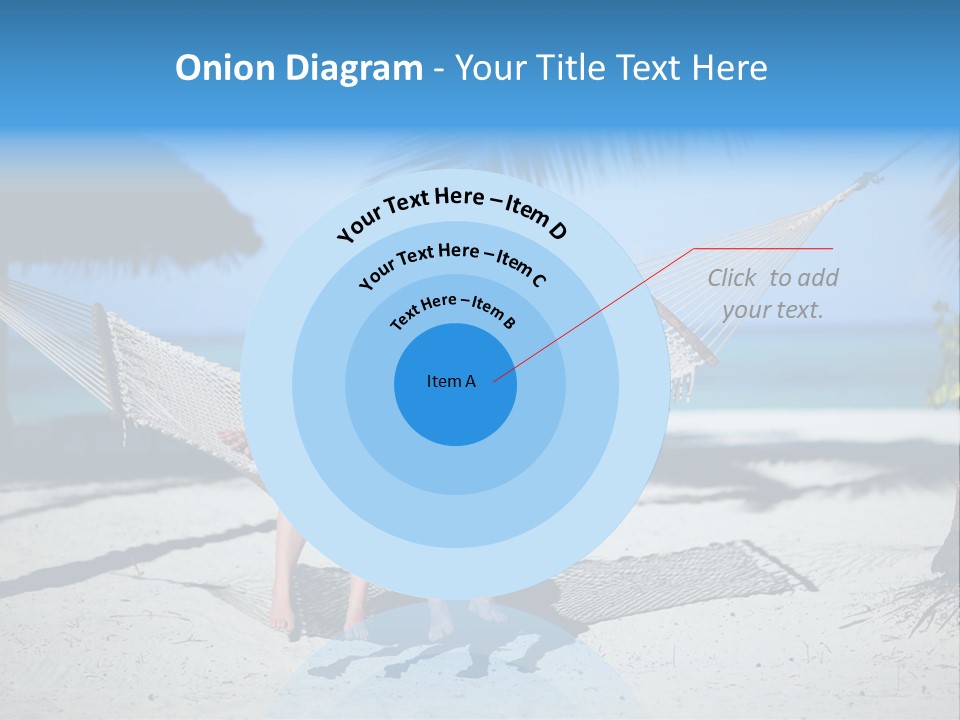 Palm Tranquil Bay PowerPoint Template