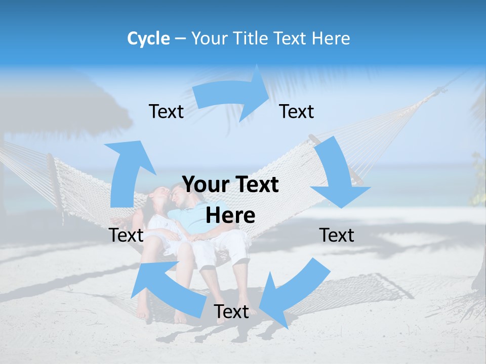 Palm Tranquil Bay PowerPoint Template