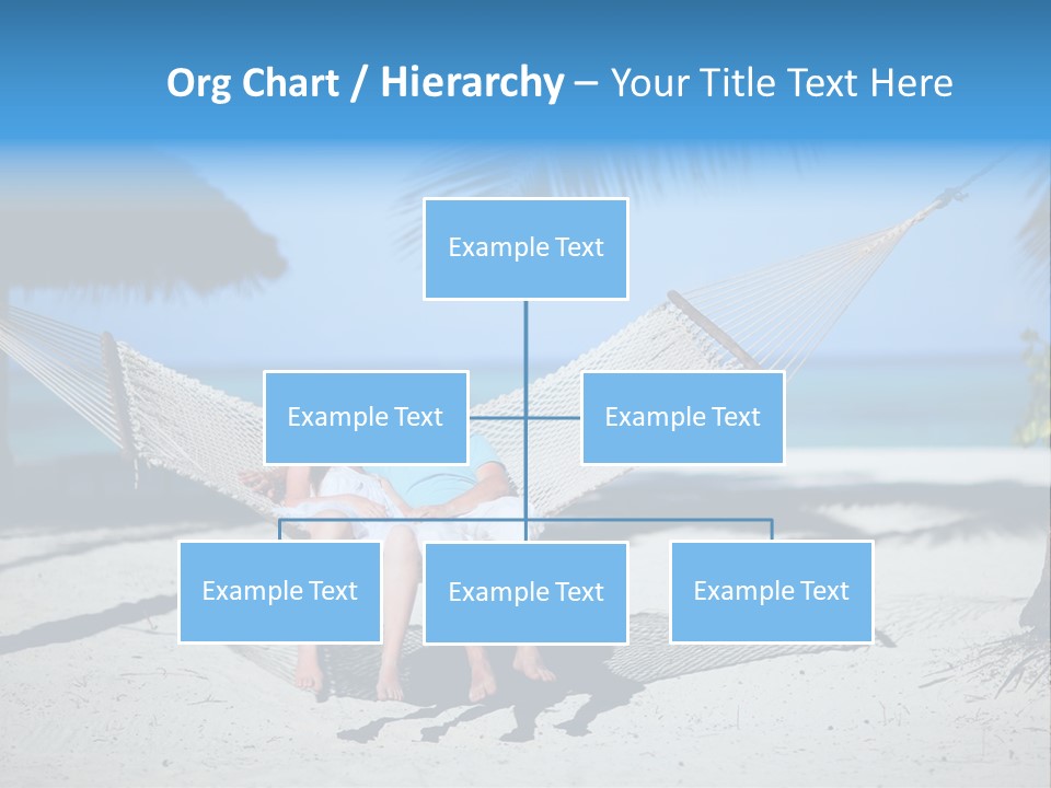Palm Tranquil Bay PowerPoint Template