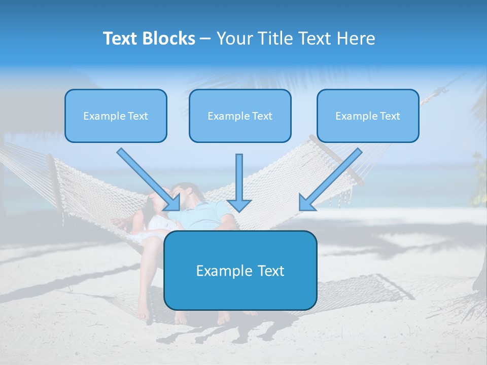 Palm Tranquil Bay PowerPoint Template