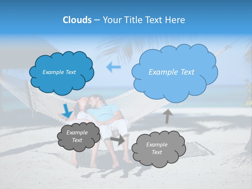 Palm Tranquil Bay PowerPoint Template
