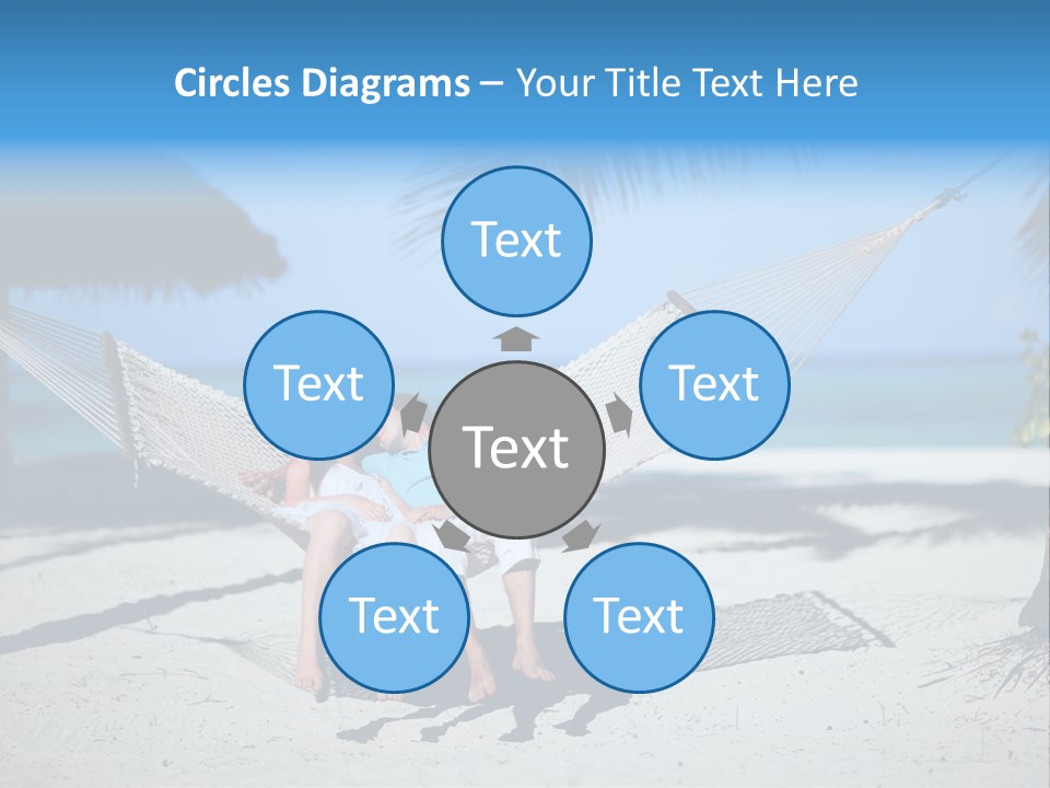 Palm Tranquil Bay PowerPoint Template