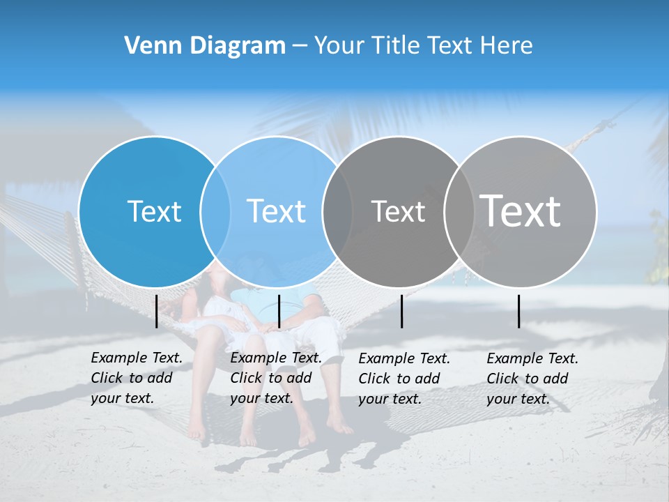 Palm Tranquil Bay PowerPoint Template