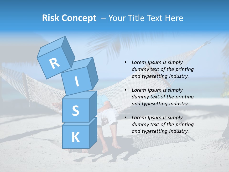 Palm Tranquil Bay PowerPoint Template