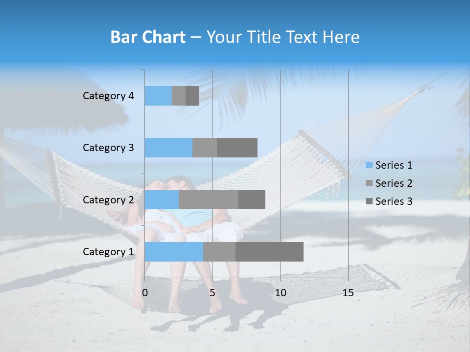 Palm Tranquil Bay PowerPoint Template