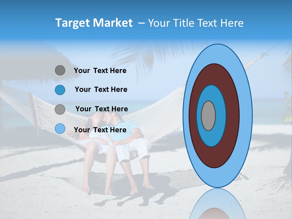 Palm Tranquil Bay PowerPoint Template