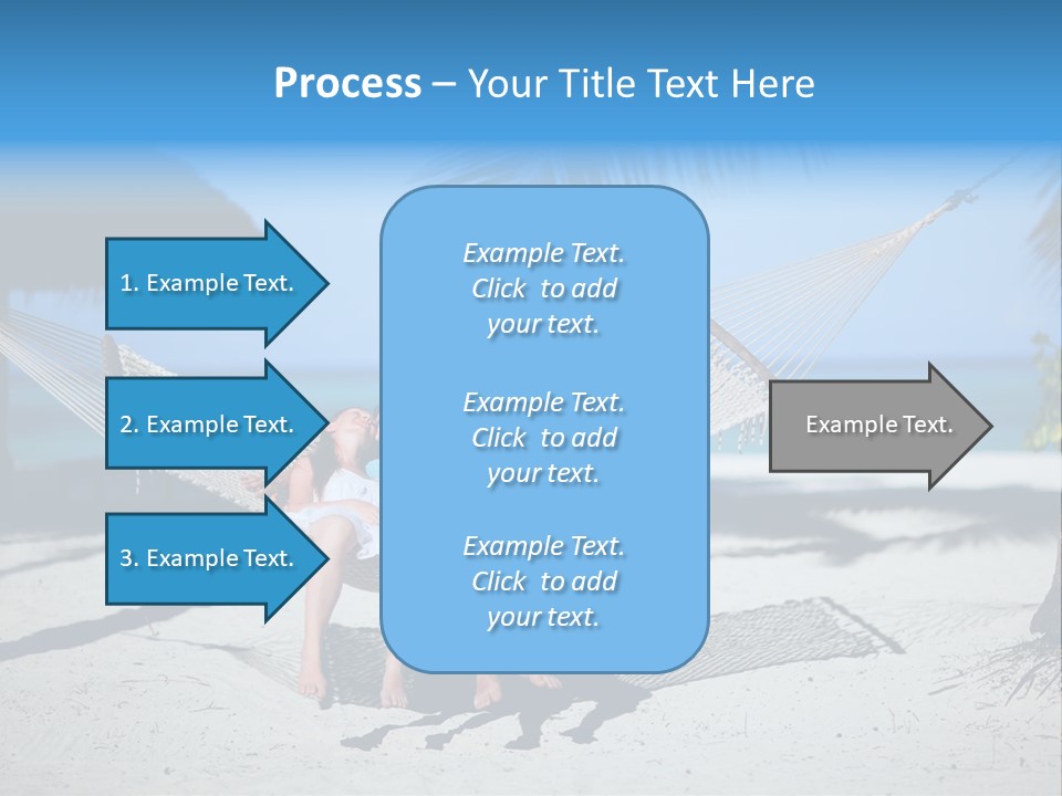 Palm Tranquil Bay PowerPoint Template