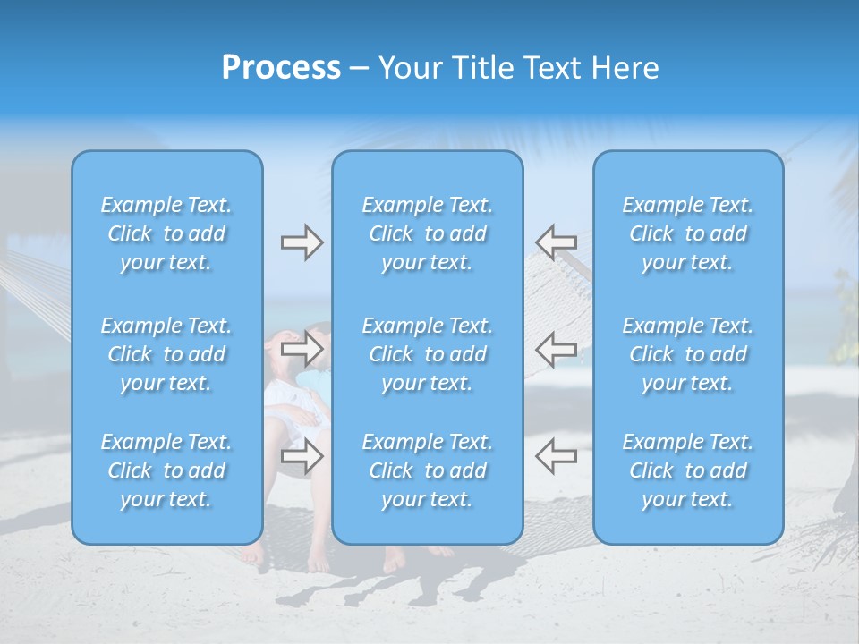 Palm Tranquil Bay PowerPoint Template
