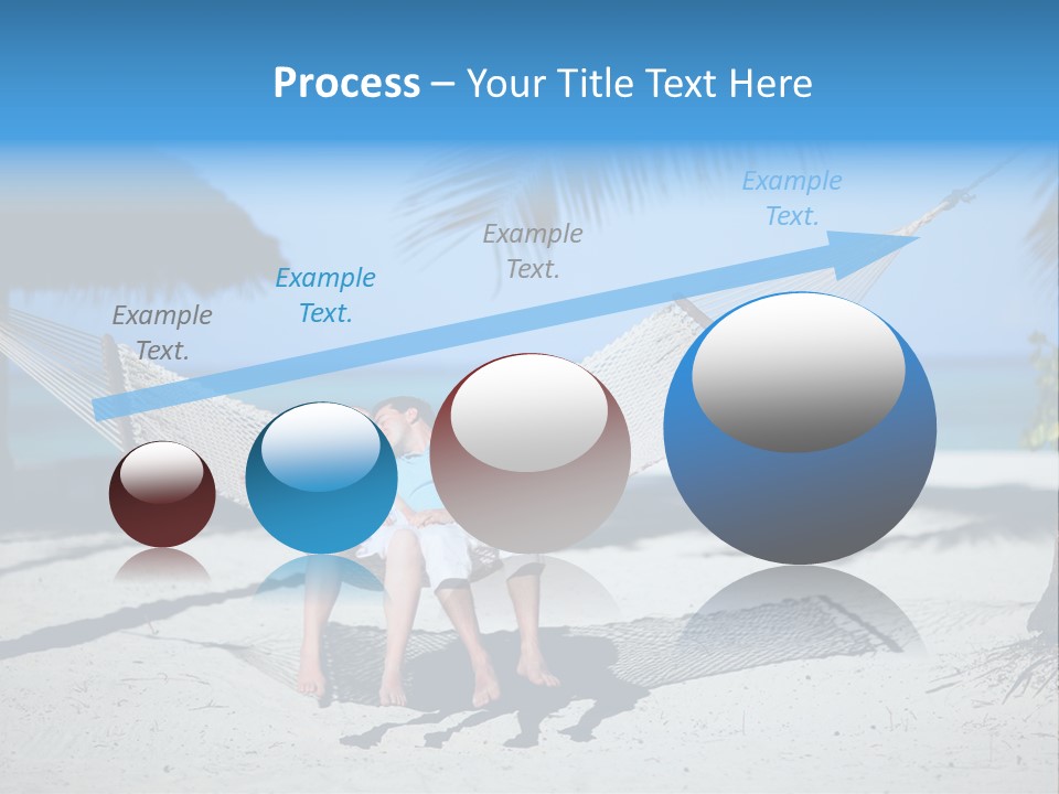 Palm Tranquil Bay PowerPoint Template