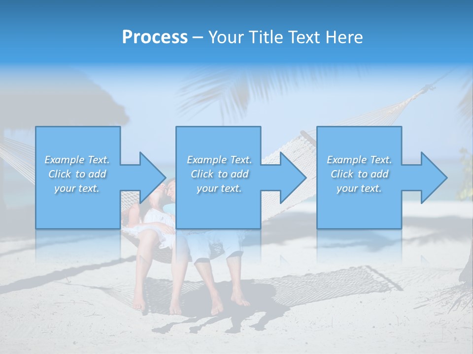 Palm Tranquil Bay PowerPoint Template