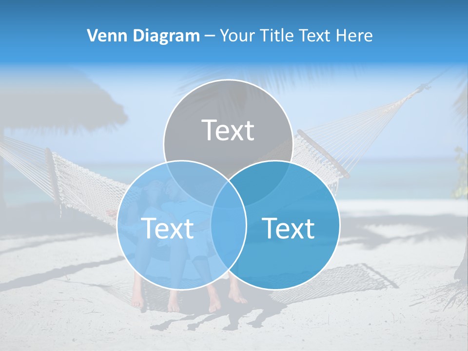Palm Tranquil Bay PowerPoint Template