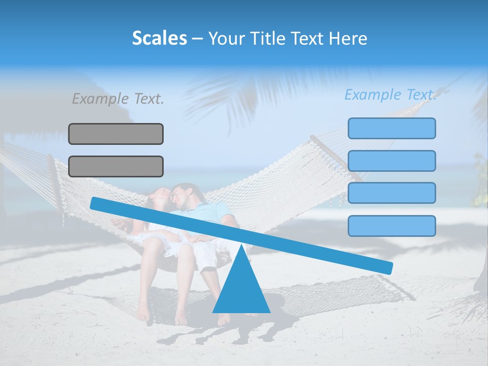 Palm Tranquil Bay PowerPoint Template