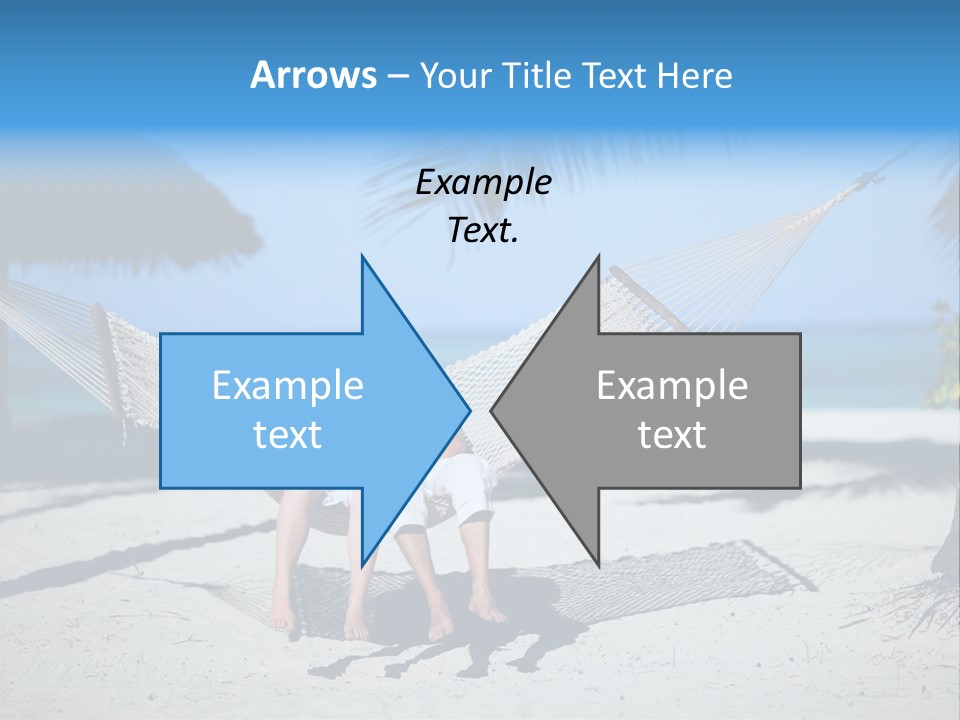 Palm Tranquil Bay PowerPoint Template