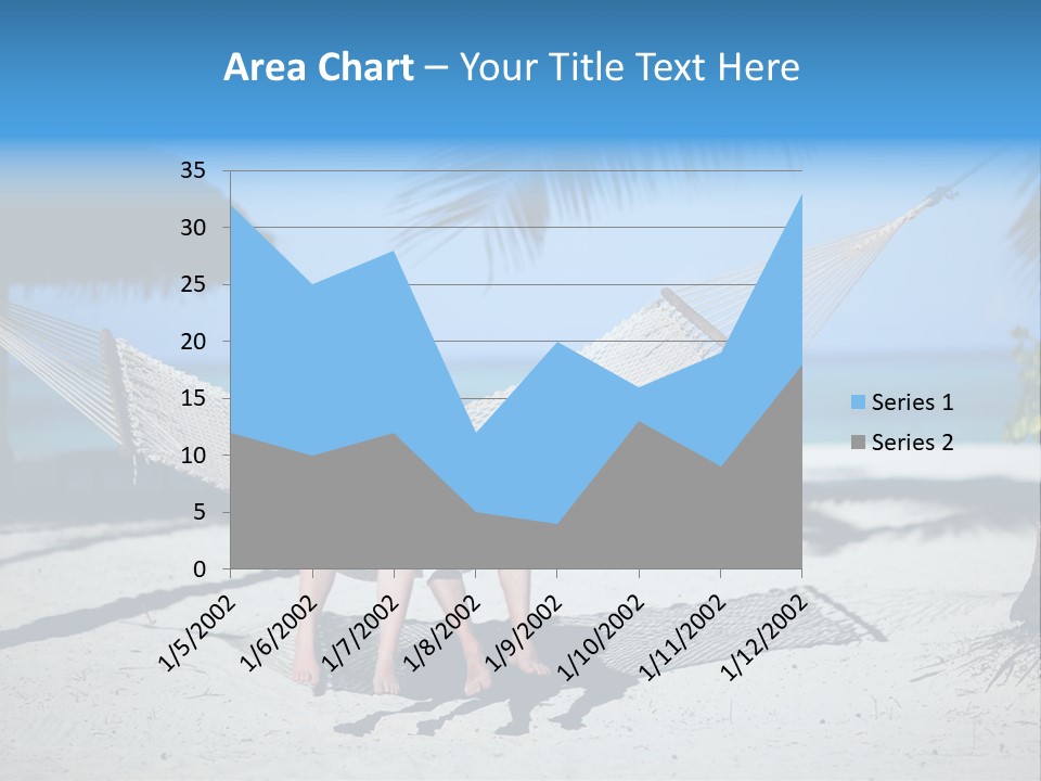 Palm Tranquil Bay PowerPoint Template
