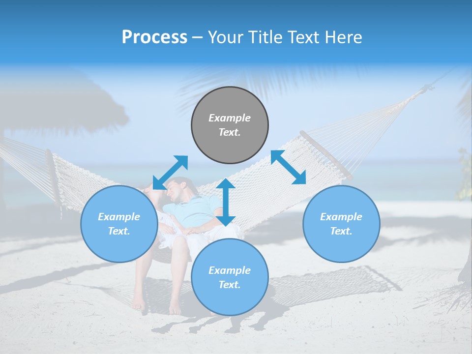 Palm Tranquil Bay PowerPoint Template