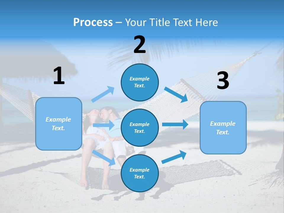 Palm Tranquil Bay PowerPoint Template
