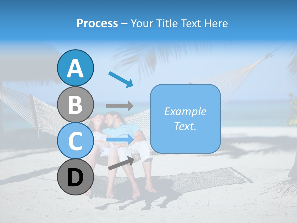 Palm Tranquil Bay PowerPoint Template