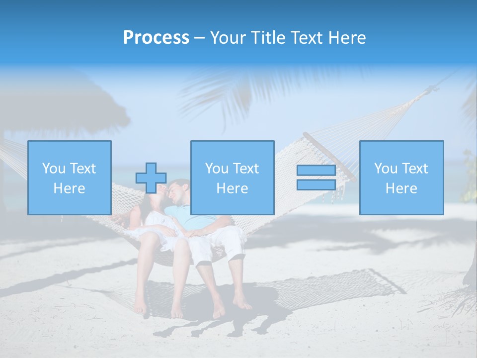 Palm Tranquil Bay PowerPoint Template