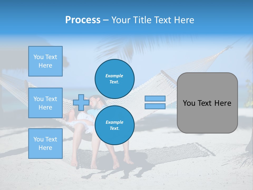 Palm Tranquil Bay PowerPoint Template