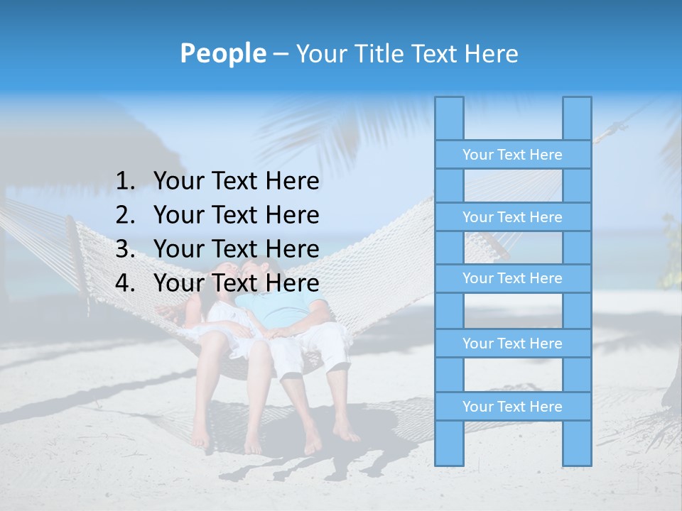 Palm Tranquil Bay PowerPoint Template