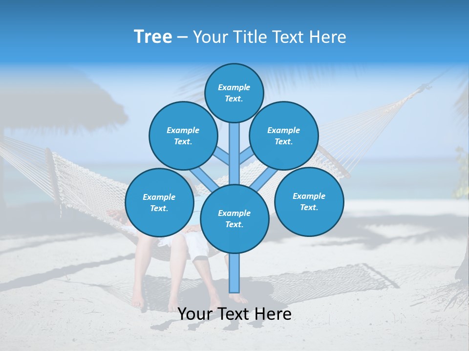 Palm Tranquil Bay PowerPoint Template