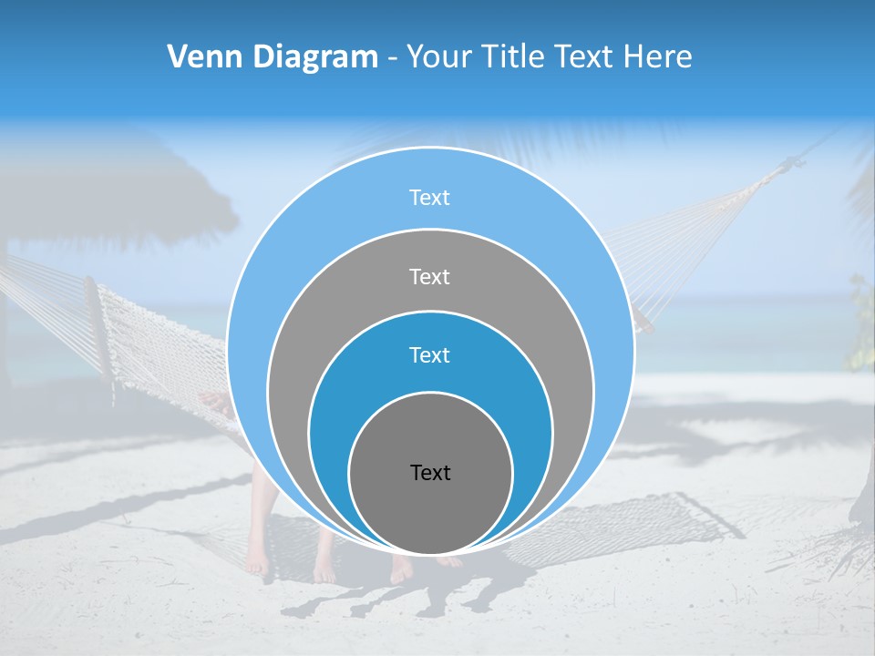 Palm Tranquil Bay PowerPoint Template