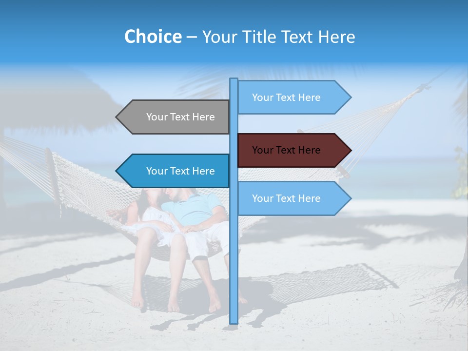 Palm Tranquil Bay PowerPoint Template