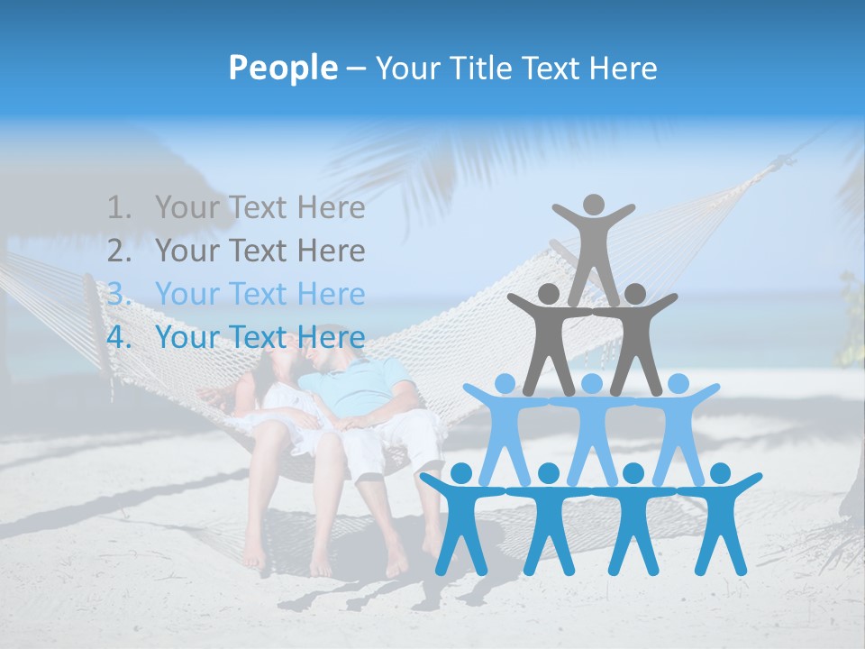 Palm Tranquil Bay PowerPoint Template