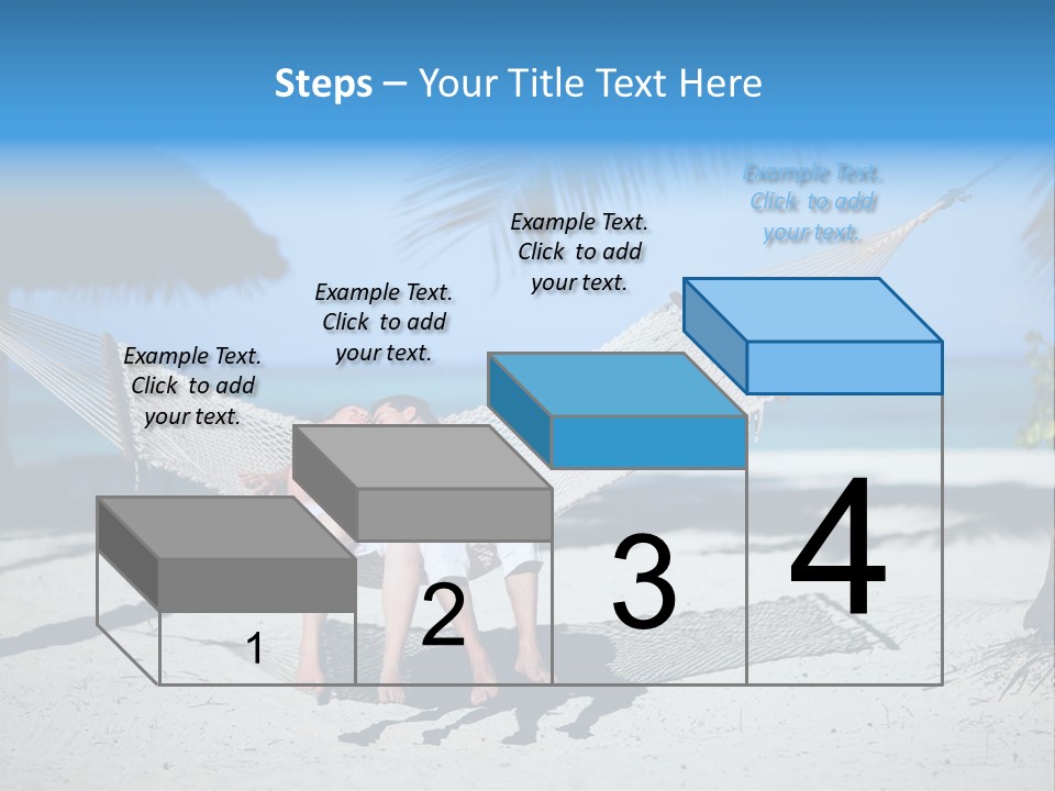 Palm Tranquil Bay PowerPoint Template