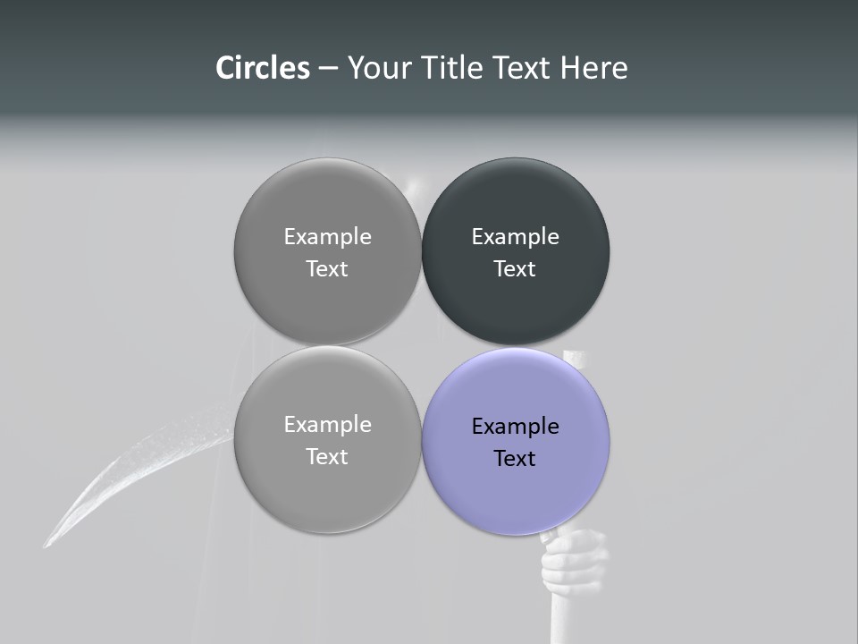 Reaper Black Halloween PowerPoint Template