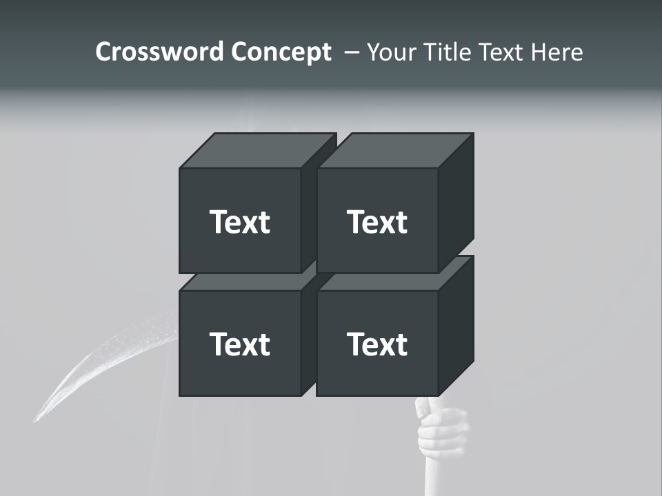 Reaper Black Halloween PowerPoint Template