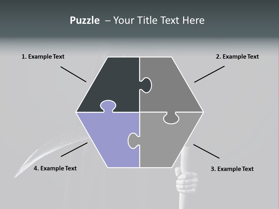 Reaper Black Halloween PowerPoint Template