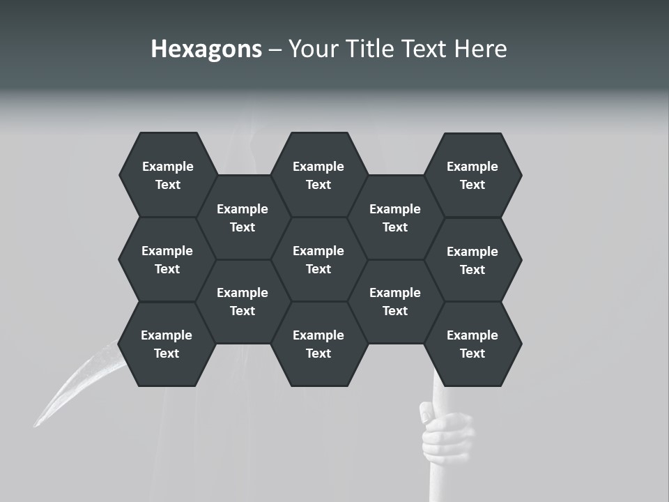 Reaper Black Halloween PowerPoint Template