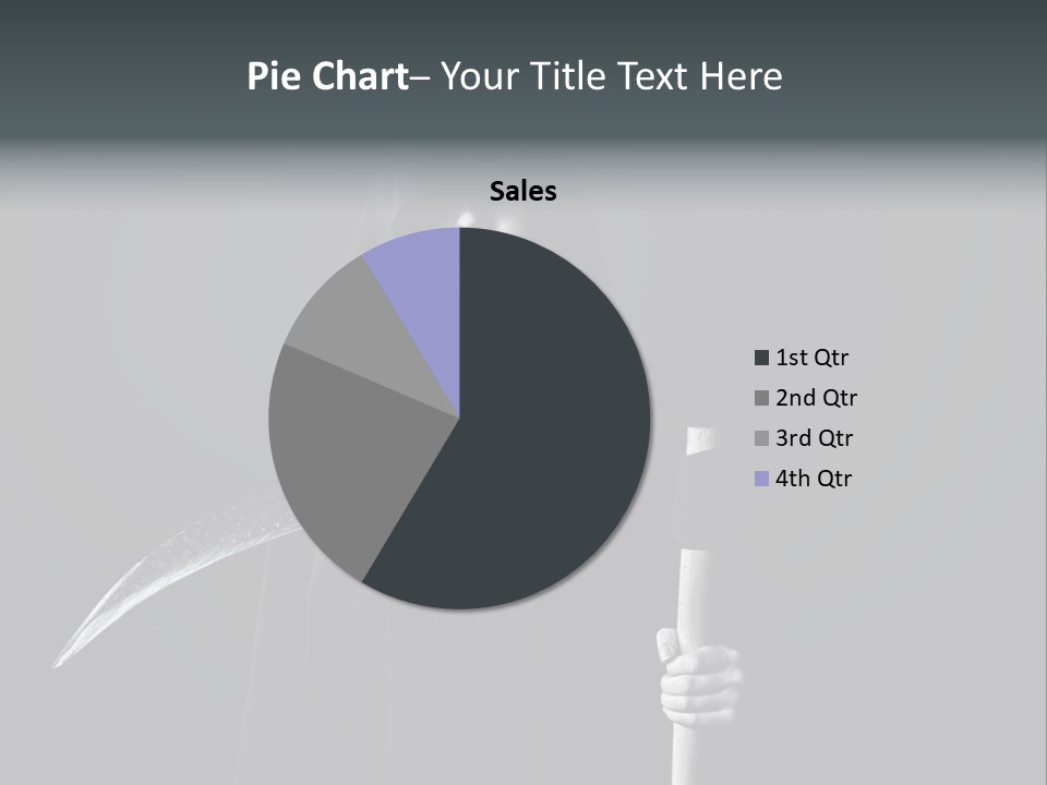 Reaper Black Halloween PowerPoint Template