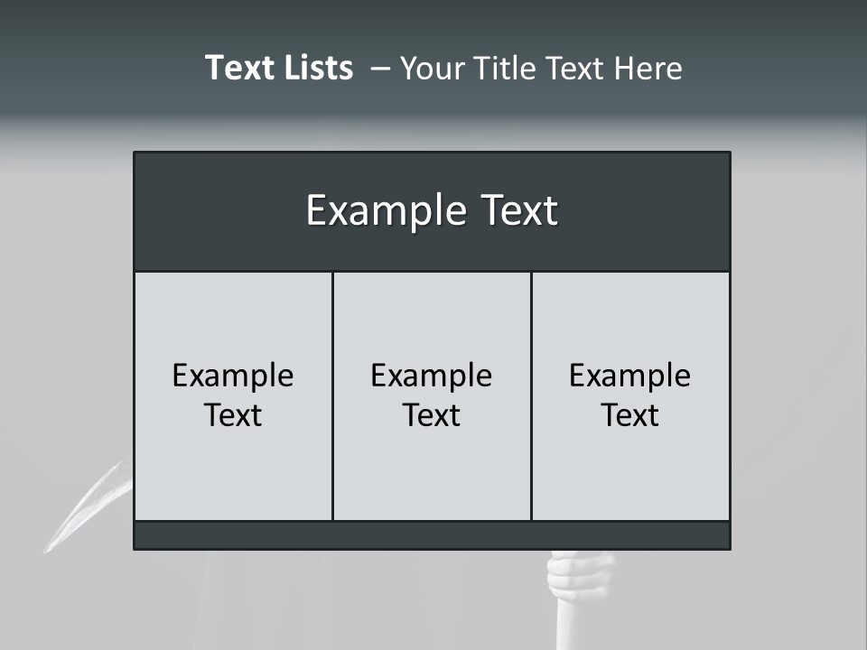 Reaper Black Halloween PowerPoint Template