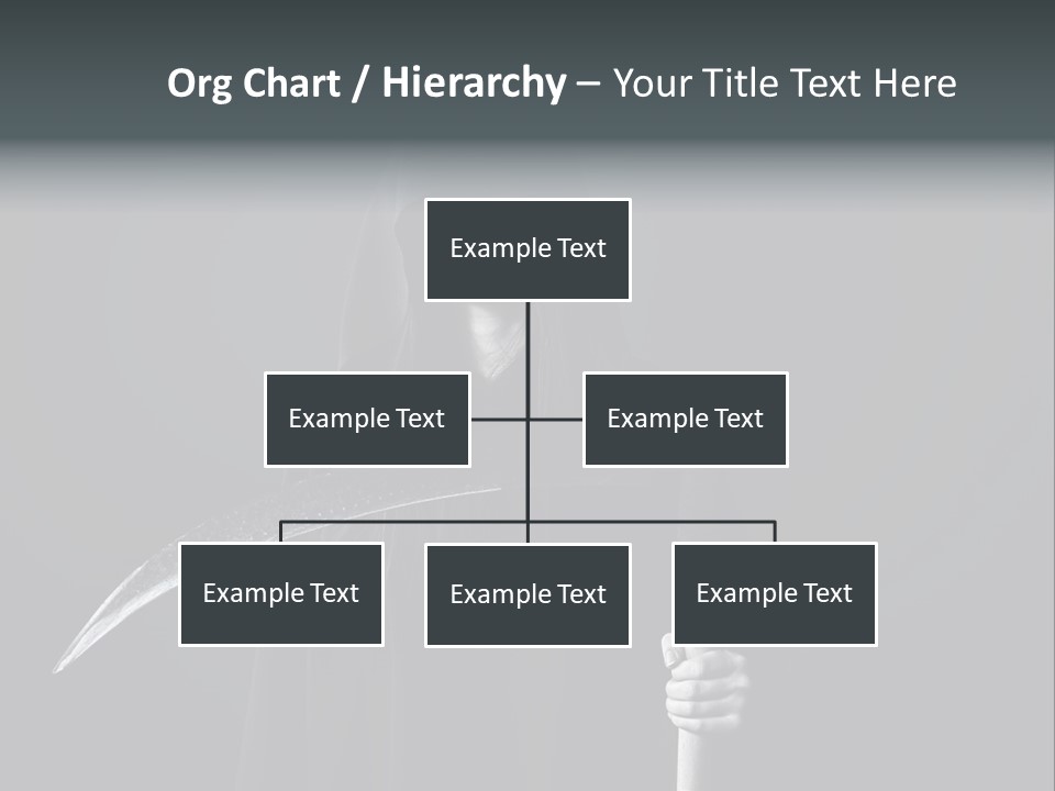 Reaper Black Halloween PowerPoint Template