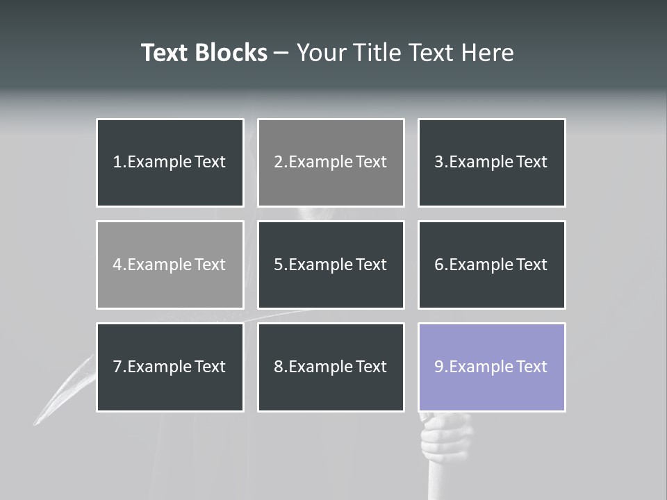 Reaper Black Halloween PowerPoint Template