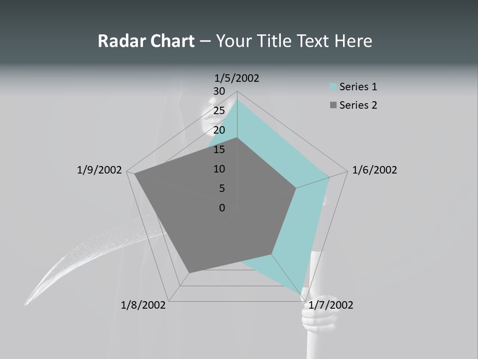 Reaper Black Halloween PowerPoint Template