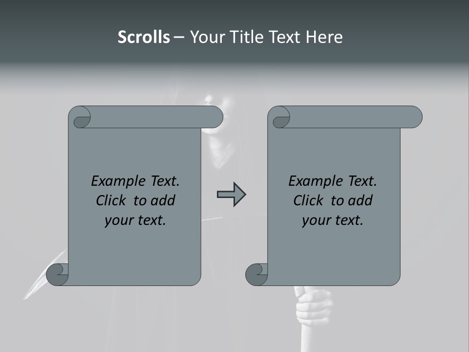Reaper Black Halloween PowerPoint Template
