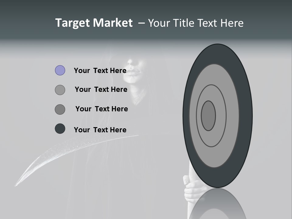 Reaper Black Halloween PowerPoint Template