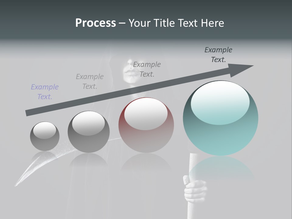 Reaper Black Halloween PowerPoint Template