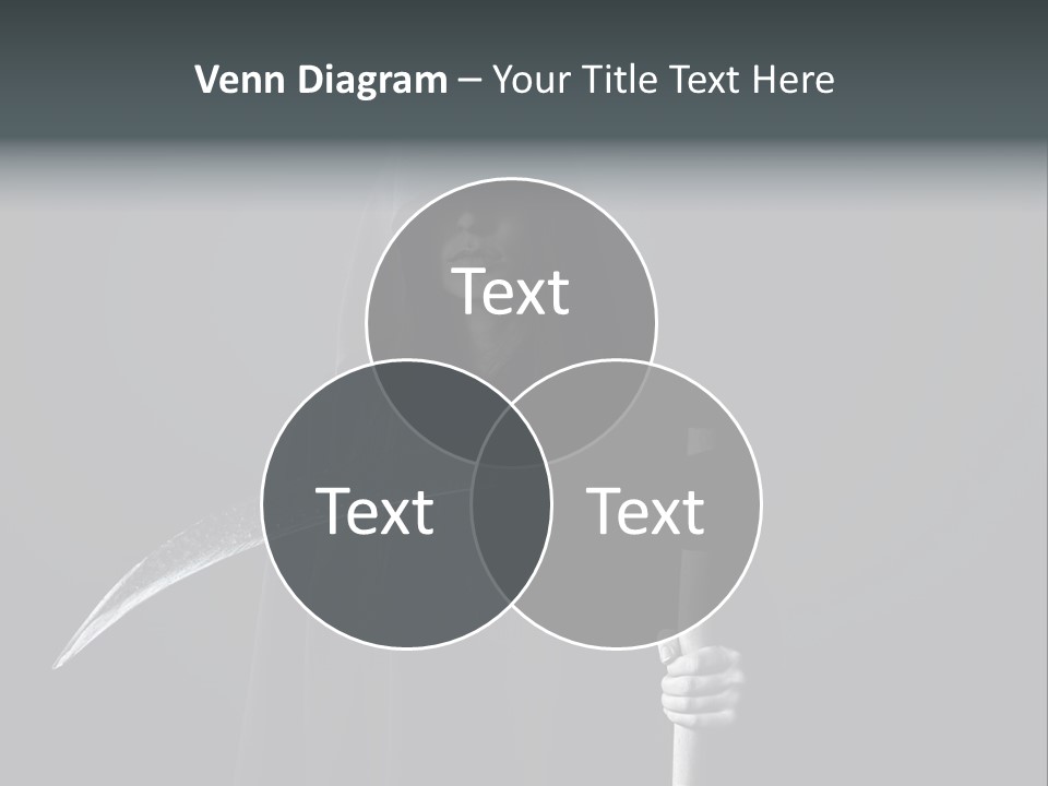 Reaper Black Halloween PowerPoint Template