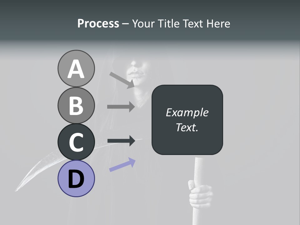 Reaper Black Halloween PowerPoint Template